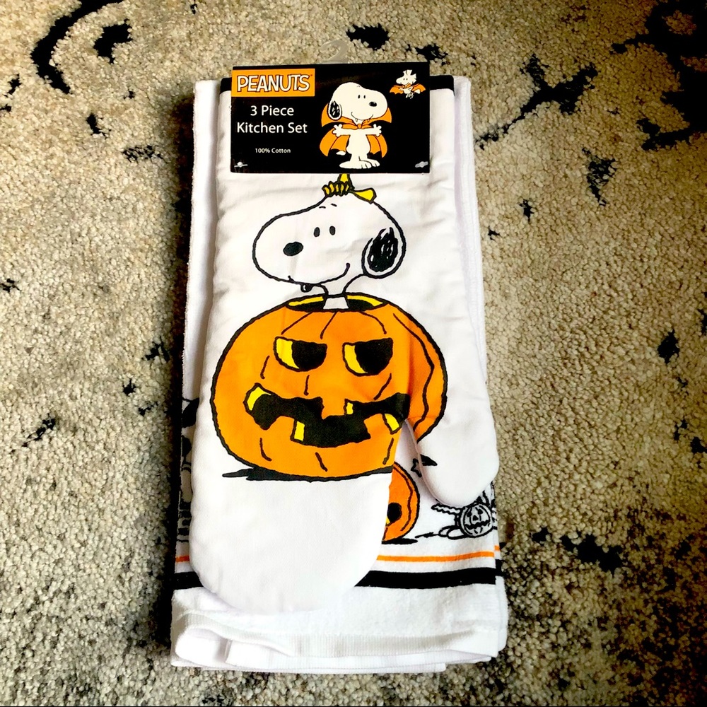 Peanuts Halloween 3 pc Kitchen Set